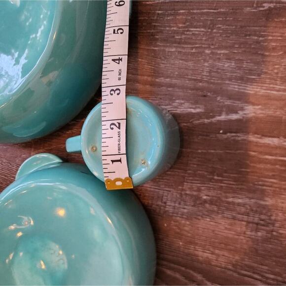 Jaska of California Cascade Ware Blue with Brown Drip Vintage 2 serving Bowls - Picture 10 of 16